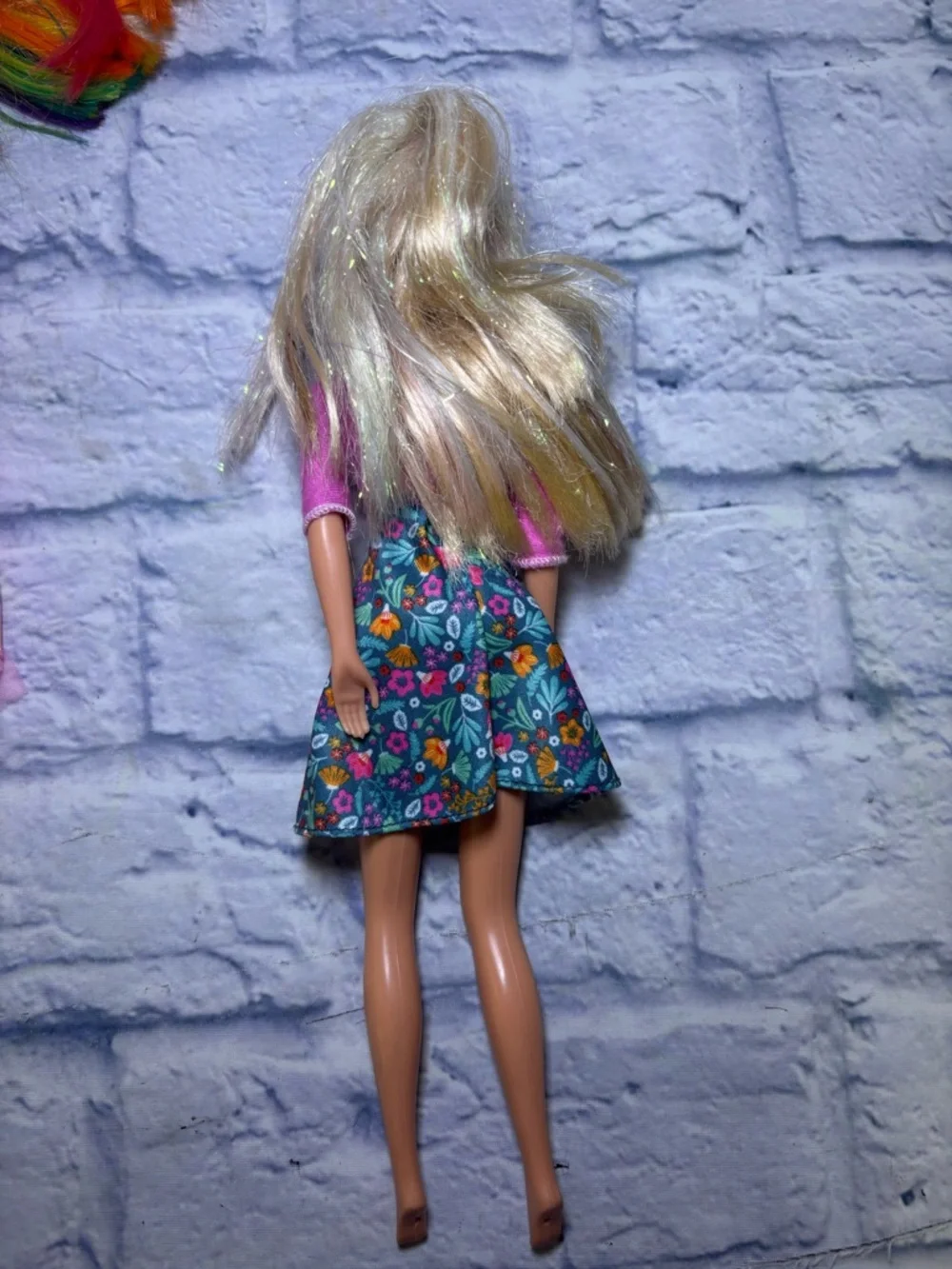 4  Mattel Barbie & Misc Dolls Rainbow Hair Secret Hearts Barbie